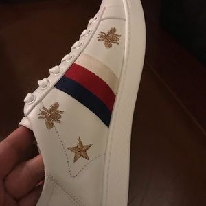 GUCCI Ace Star and Bee Sneakers